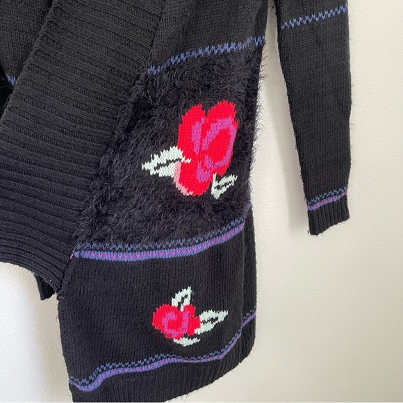 Vera Wang Princess Juniors Open Front Cardigan Sweater Size M - Picture 4 of 6